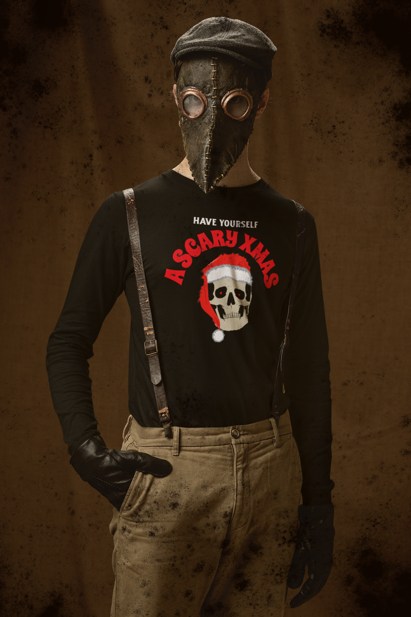 Scary Christmas Long Sleeve x BlACK TiE