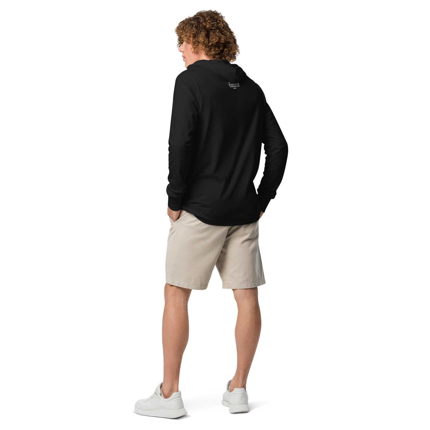 Space Skellie Hooded Long Tee x BlACK TiE