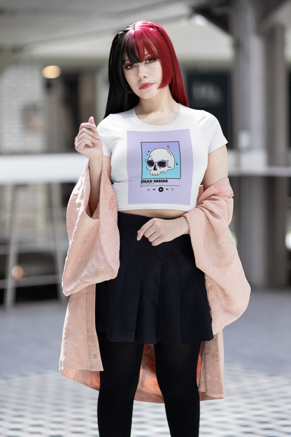 Dead Inside Women's Croppie Tee x BlACK TiE
