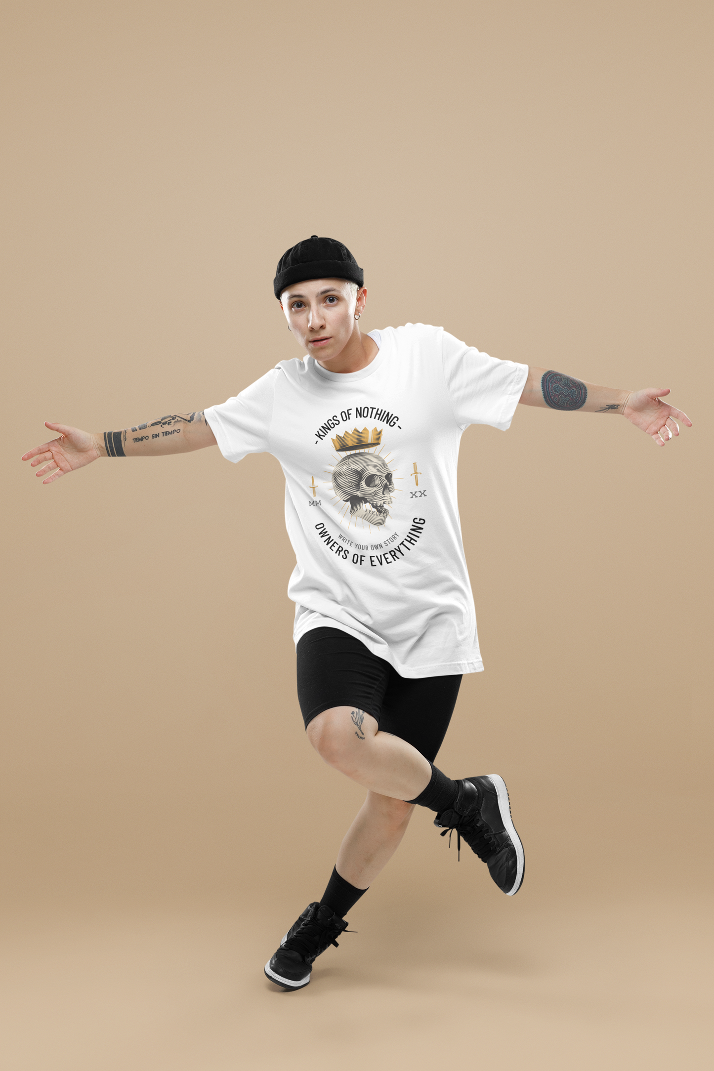 Kings of Nothing [Whiteout] Tee x BlACK TiE