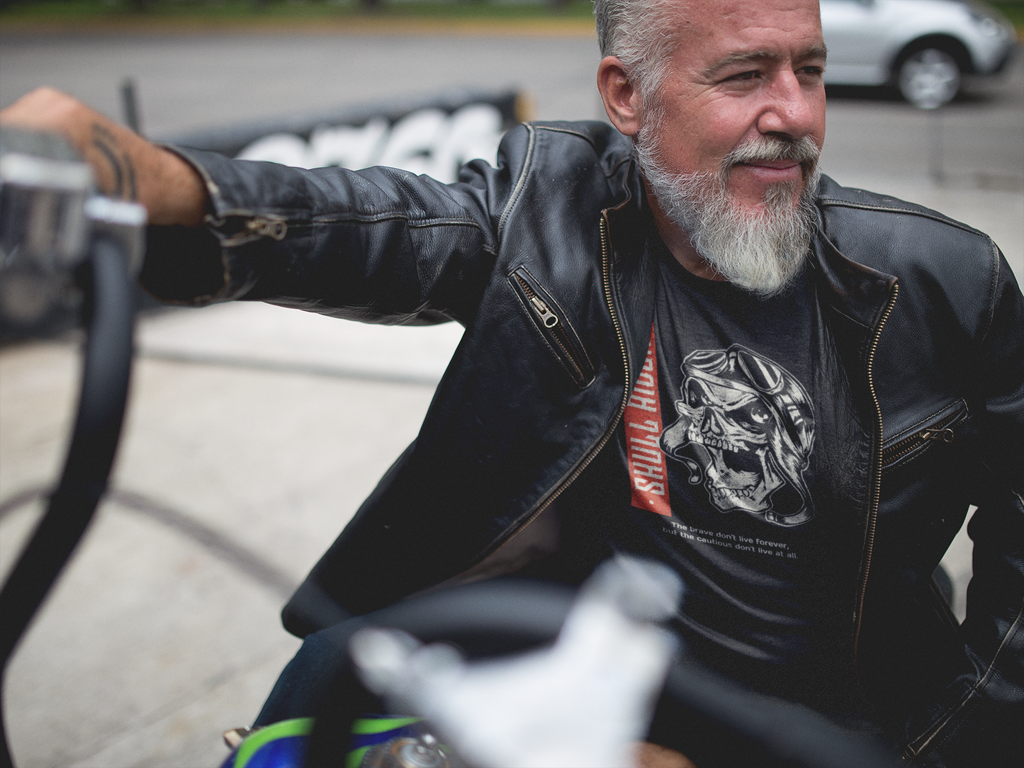 Skull Rider Tee x BlACK TiE