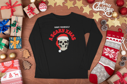 Scary Christmas Long Sleeve x BlACK TiE
