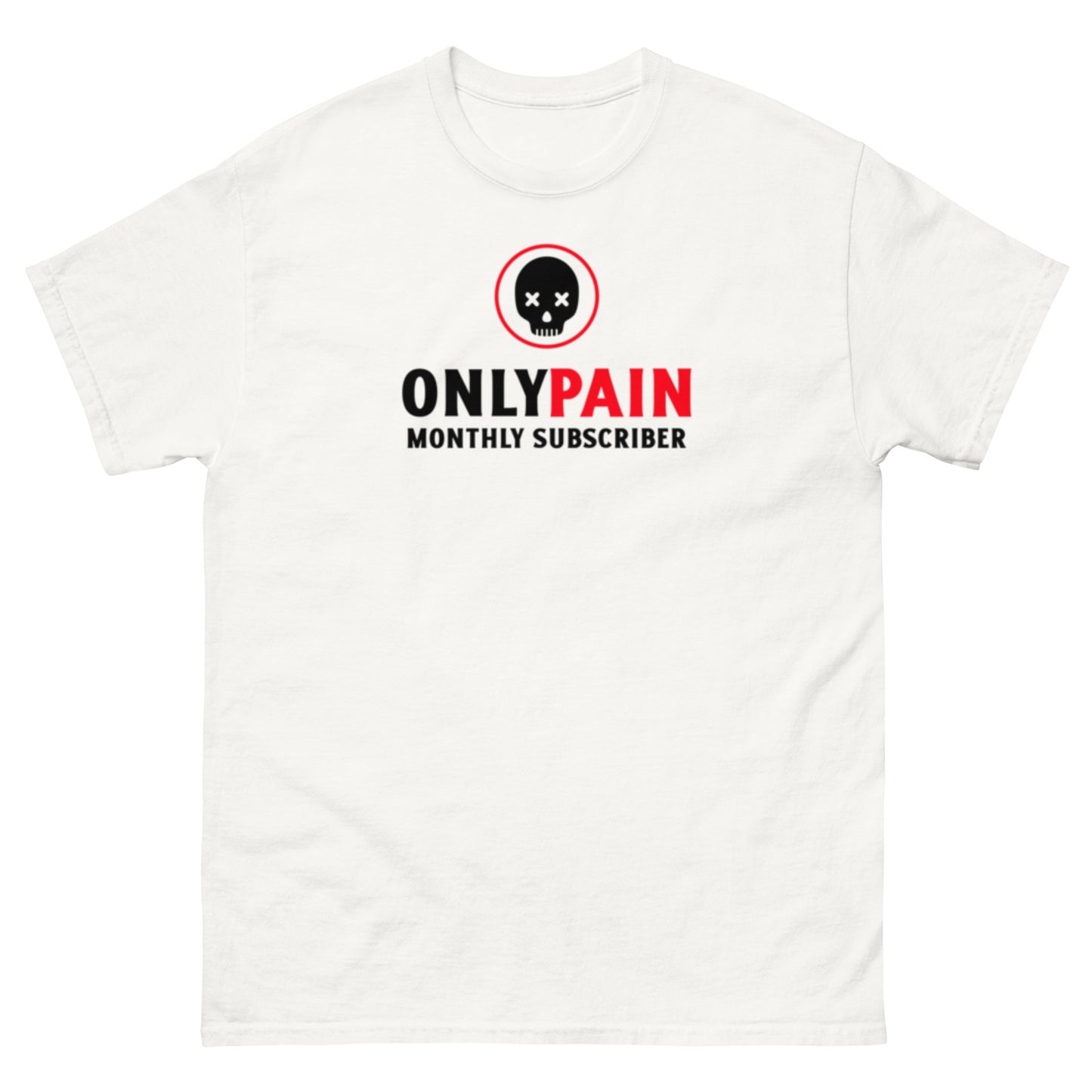 Only Pain [Whiteout] Tee x BlACK TiE