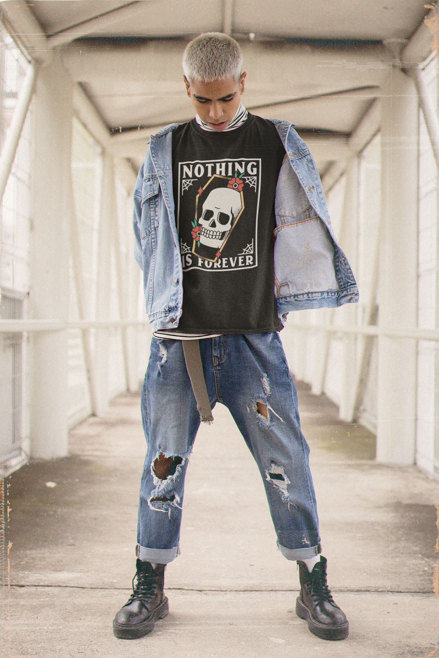 Nothing Is Forever Tee x BlACK TiE