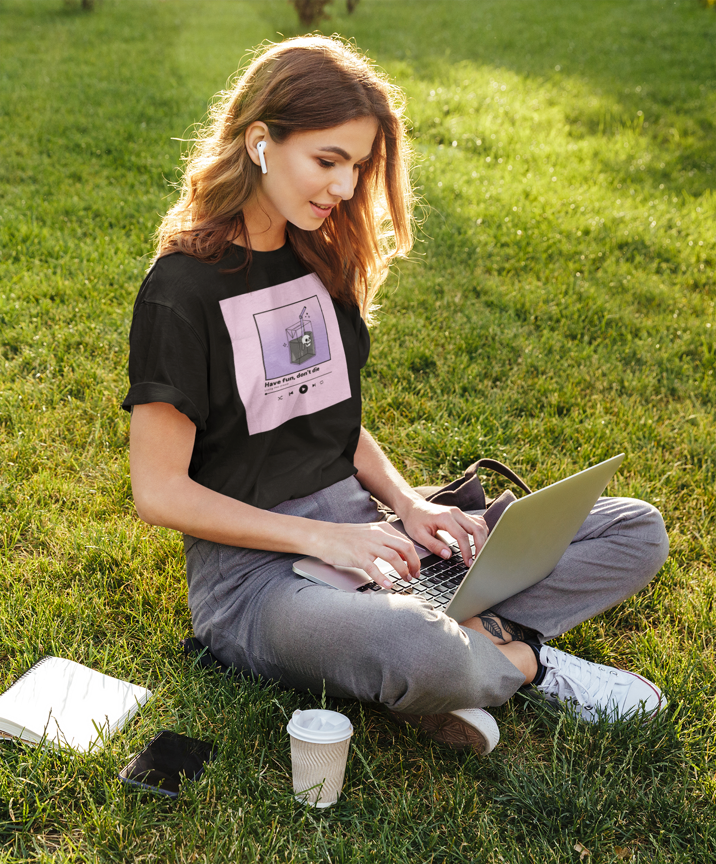 Have Fun // Don't Die Women's Tee x BlACK TiE