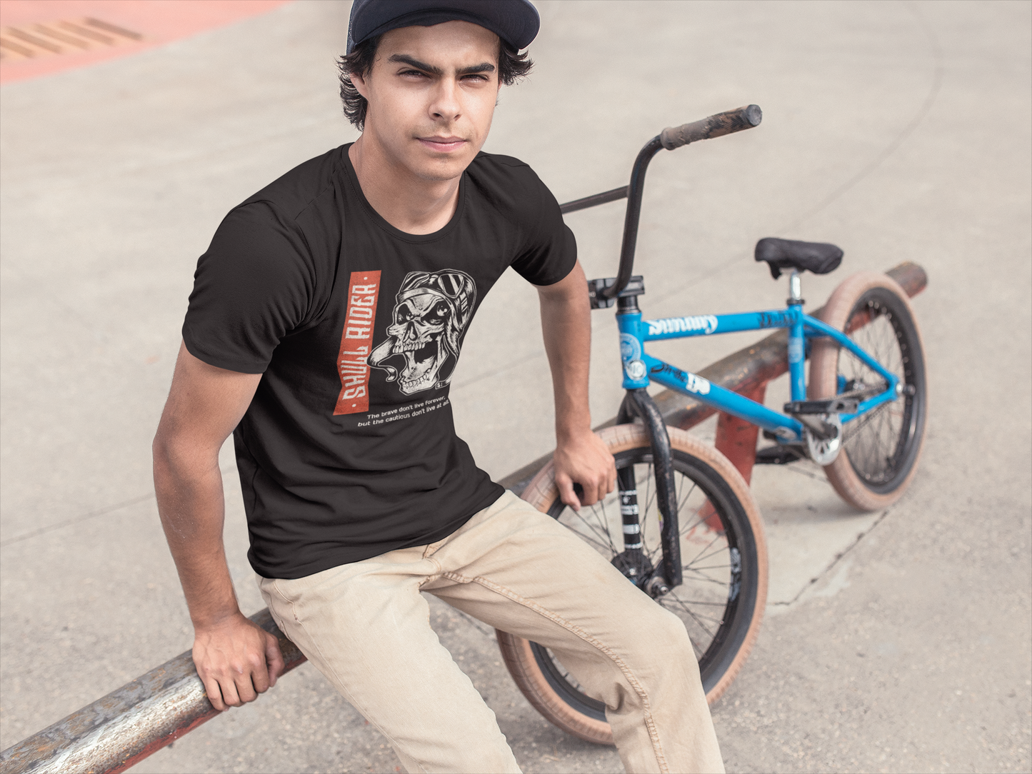 Skull Rider Tee x BlACK TiE