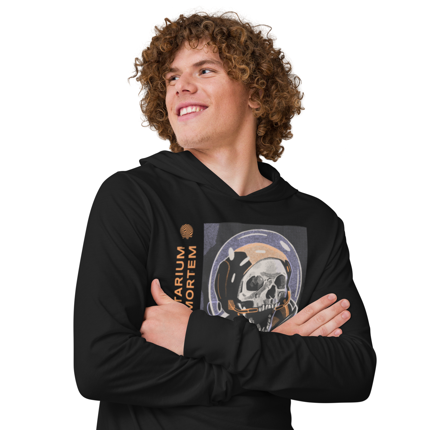 Space Skellie Hooded Long Tee x BlACK TiE