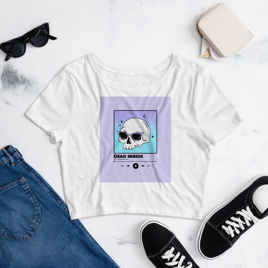 Dead Inside Women's Croppie Tee x BlACK TiE