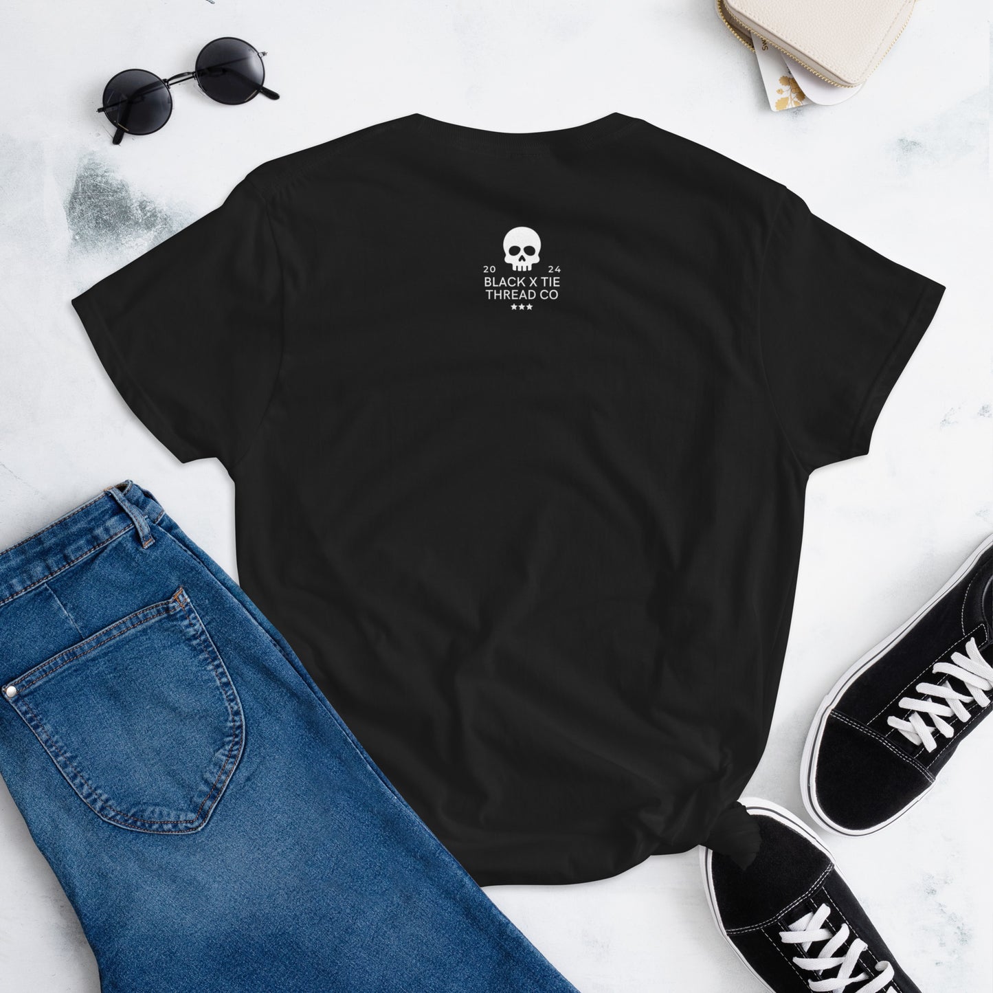 Have Fun // Don't Die Women's Tee x BlACK TiE
