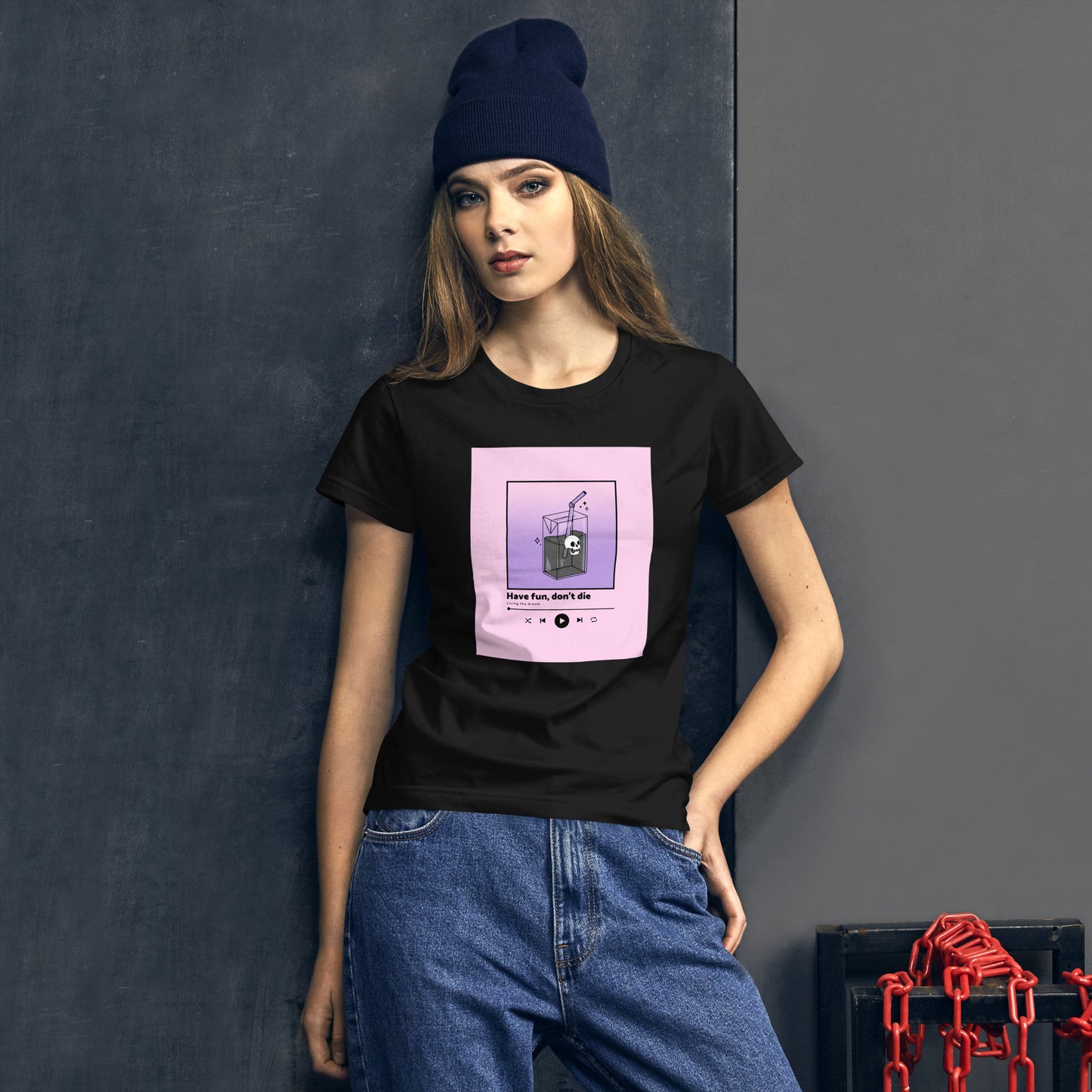 Have Fun // Don't Die Women's Tee x BlACK TiE